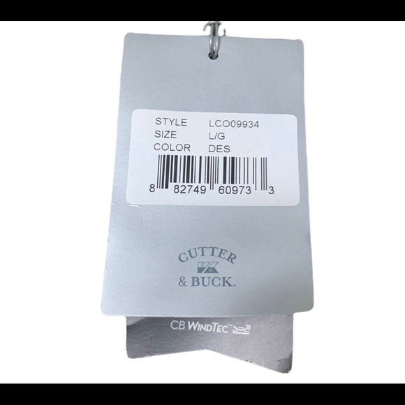 Cutter & Buck Windtec Men’s Wind Resistant Breathable Light Weight Jacket - Picture 16 of 16